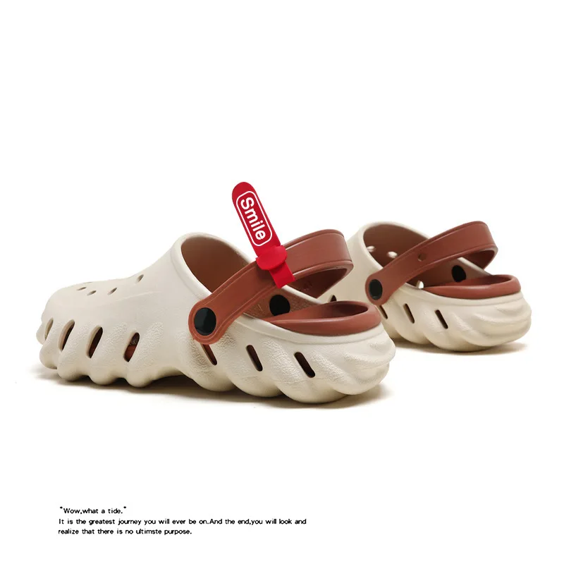 New Men & Kids Slippers Women Summer Beach Sandals Couples Hollow Flip Flop Shoes Bathroom Slides Fashion Water Outside Shoes