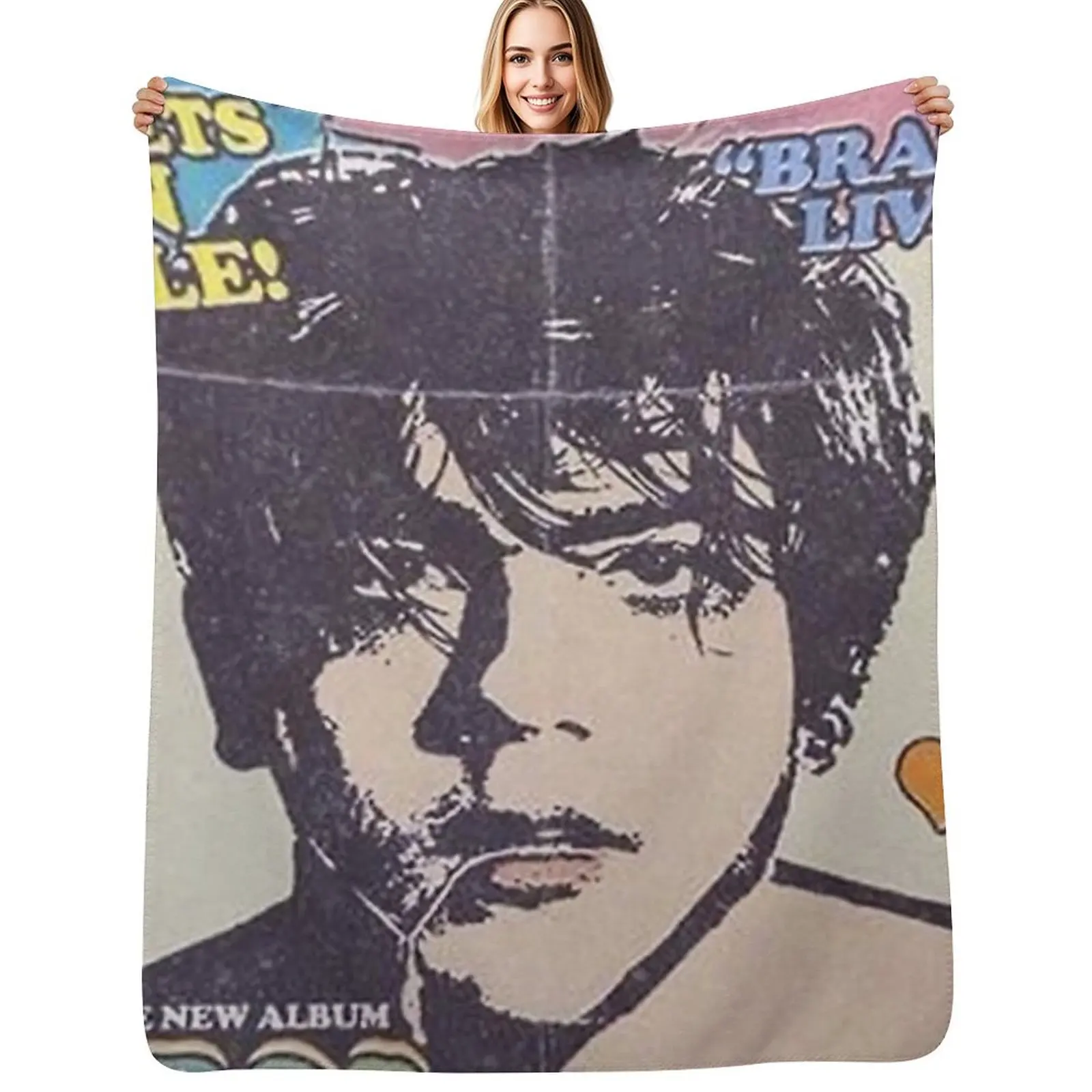 Declan McKenna Throw Blanket Cozy Napping Blanket Gift for Mom Dad
