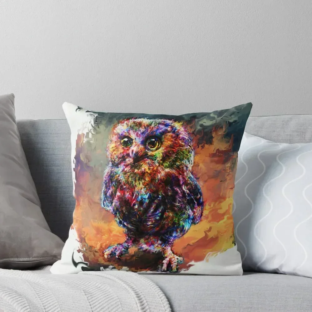 

brave little owl Throw Pillow Cushion Covers For Living Room covers for pillows luxury covers Decorative pillowcase pillow