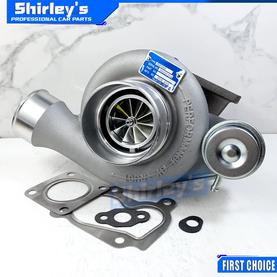 Modified High-Performance Turbo F55V F55 RHF55V Performance Upgrade Turbocharger 10 Billet Blades With 4JJ1 2KD Engine