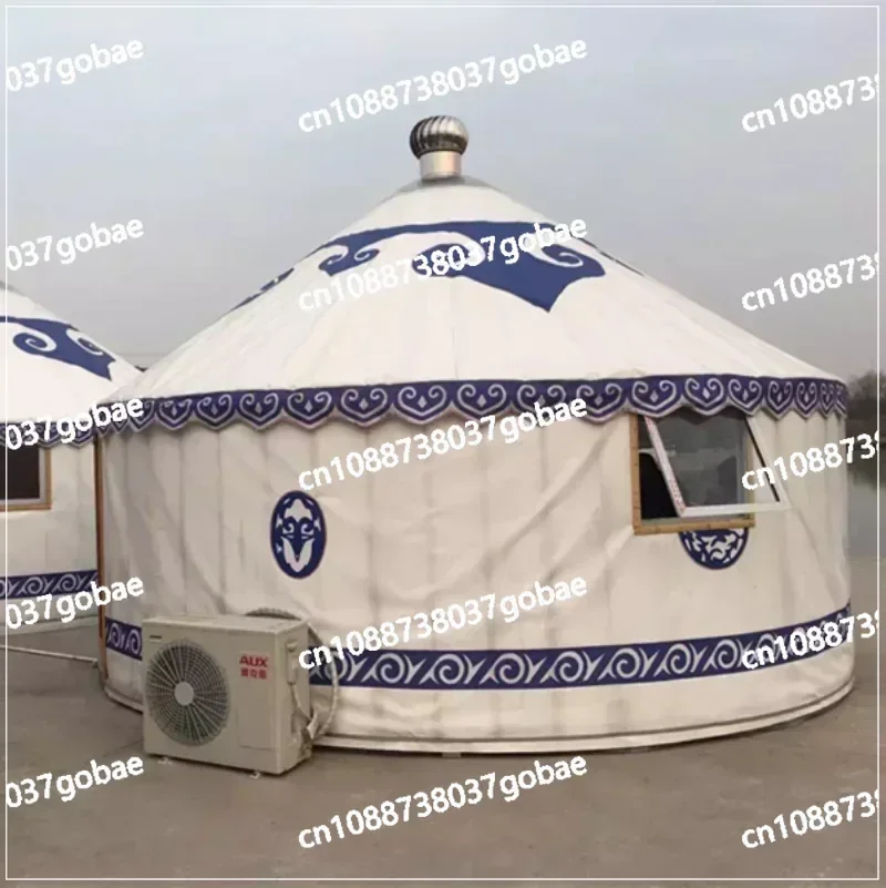 Winter Yurt Luxury Mongolian Tent Used for Outdoor Camping Tent