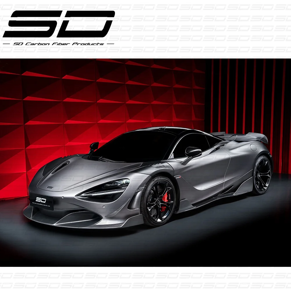 Luxury Car 720S Upgraded RY Style Real Dry Carbon Fiber Body Kit  For McLa ren 720S