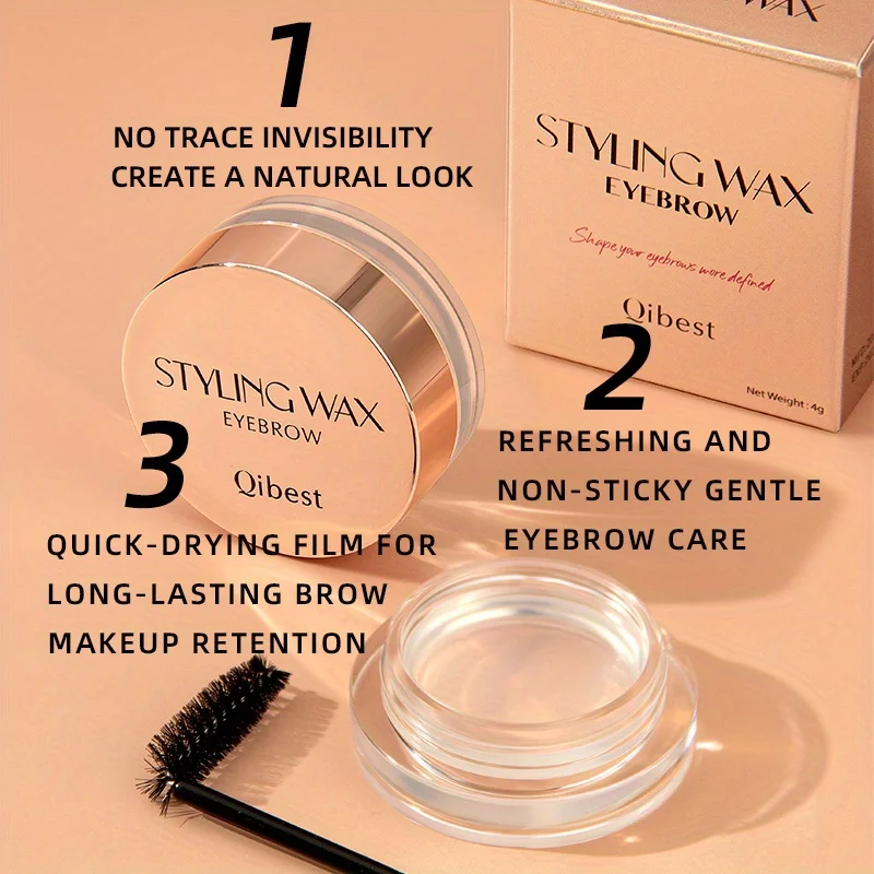 Savon à sourcils incolore crème fixatrice pour sourcils sauvages