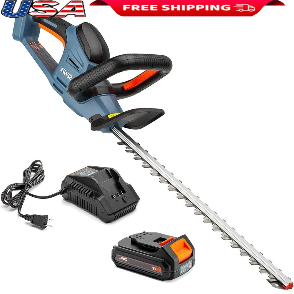 Cordless Hedge Trimmer Brushless Motor Double-Sided Blades 3/4