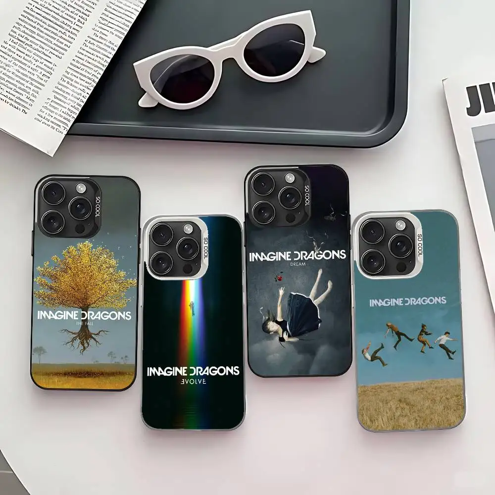 I-Imagine Dragons Handyhülle für iPhone 17 16 15 14 13 12 11 Pro Max Plus X XR XS Max Stoßfeste Schutzhülle