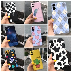 For Xiaomi Redmi A2 Case Redmi A1 Cover Lovely Cow Lattice Bumper Slim Soft TPU Phone Case For Xiami Redmi A1 RedmiA2 A 2 Fundas