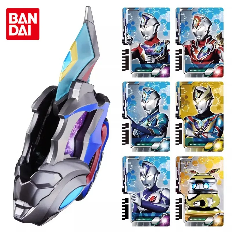 Bandai Original Ultraman Decker Ultra D Flasher ME Anniversary Edition Transformer Anime Action Figures Toys for Boys Girls