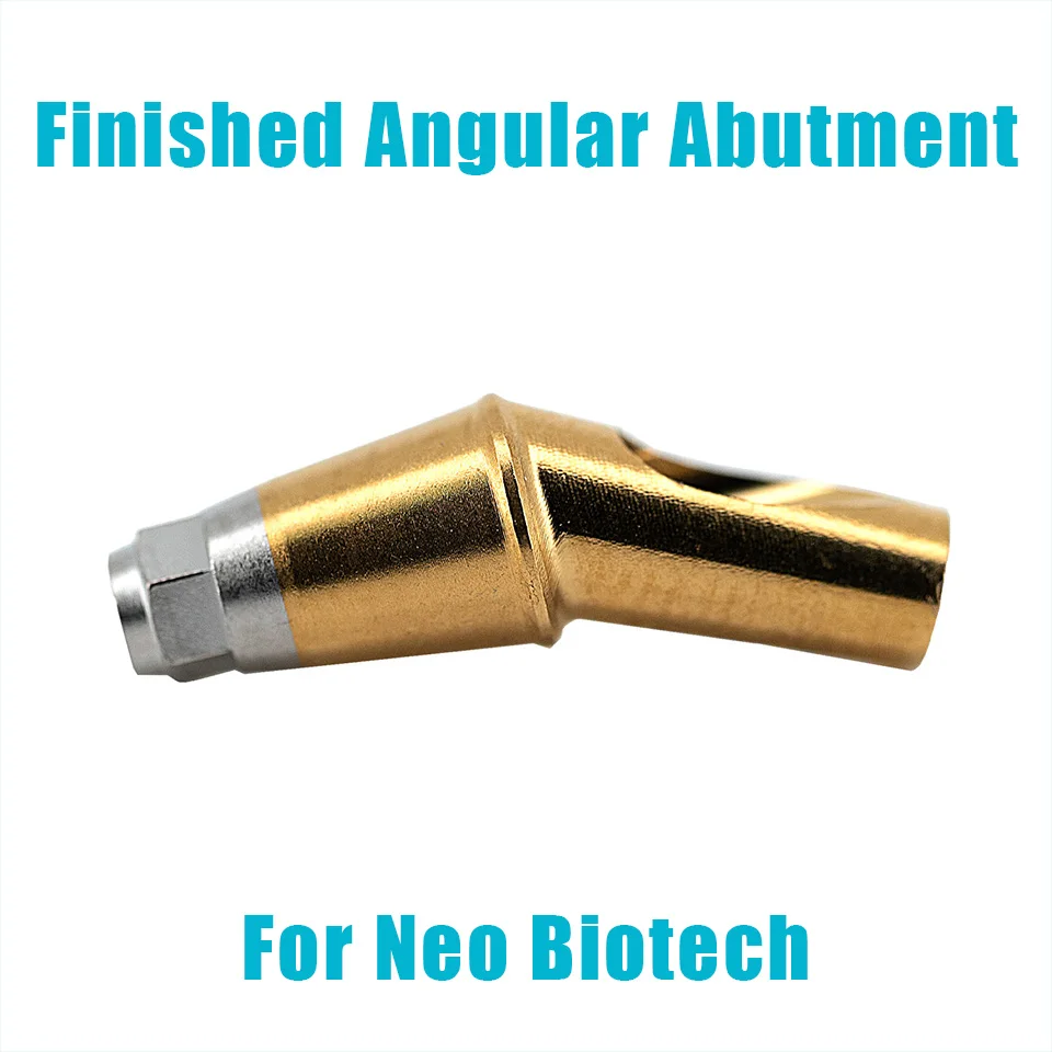 Premium Neo Biotech Compatible Dental Angular Abutment 5Sets Titanium Implant Restoration Components High Strength Medical Grade