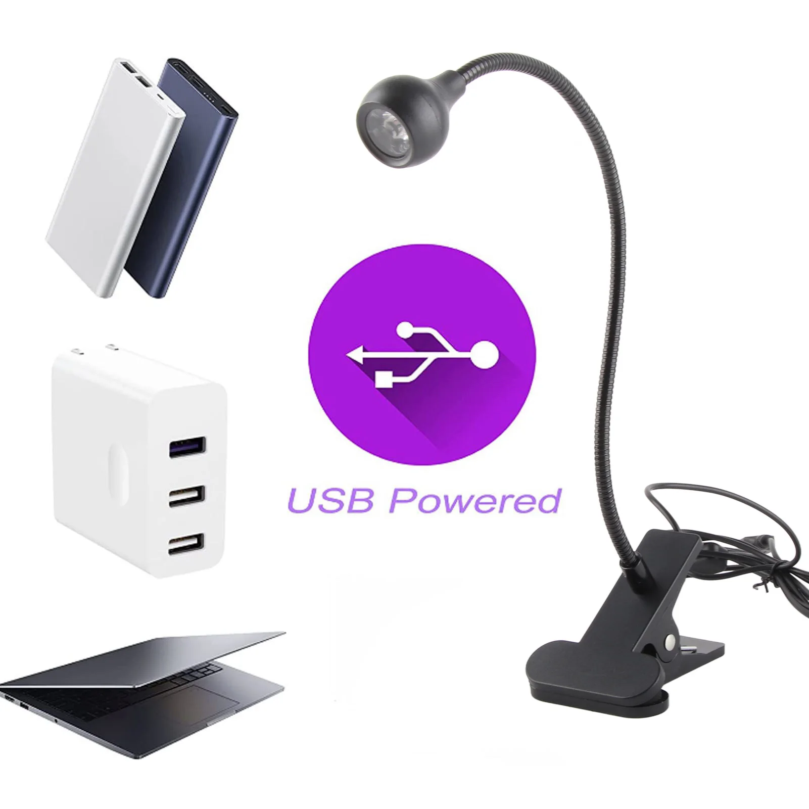 Mini nagel UV-lamp Draagbare mini nagel UV-lamp 360 graden aanpassing Nagel zwanenhalslamp