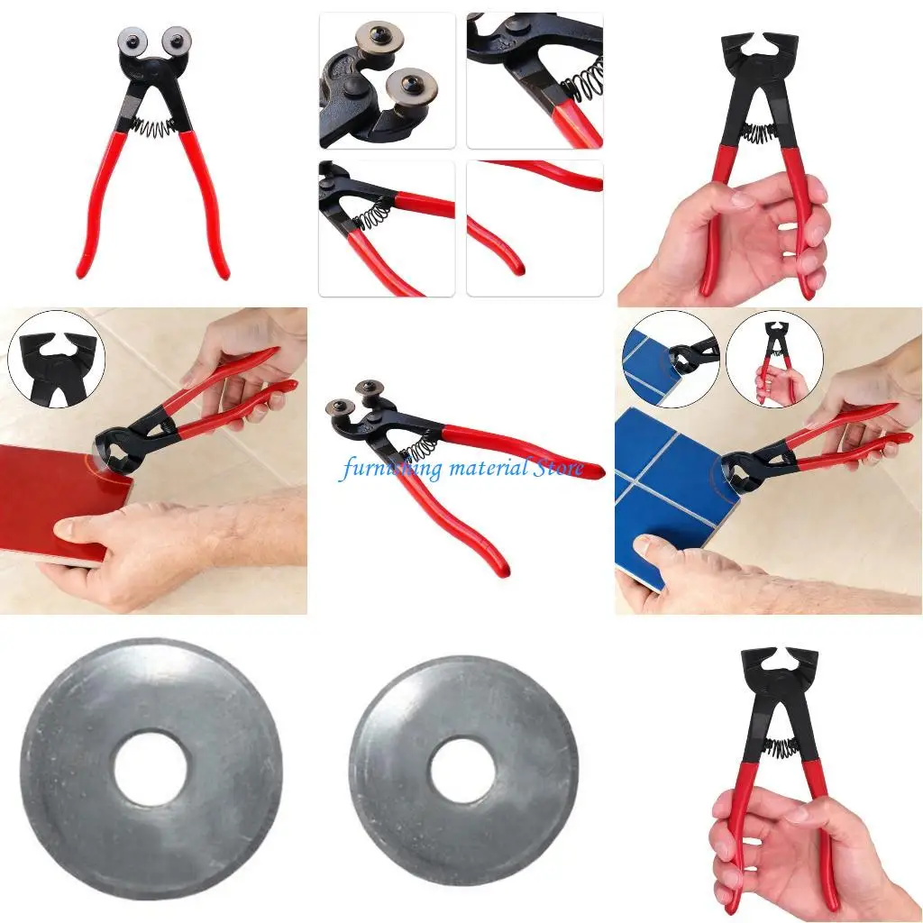 

Y5GD Ergonomic Tile Cutting Pliers Glass Tile Nippers For Comfortable Extended Use