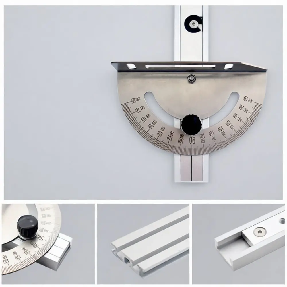 Table Saw Push Jig For Jingwu Precision Miter Gauge Woodworking Angle Cutting Guide Tool Bench Saw Sliding Accessory
