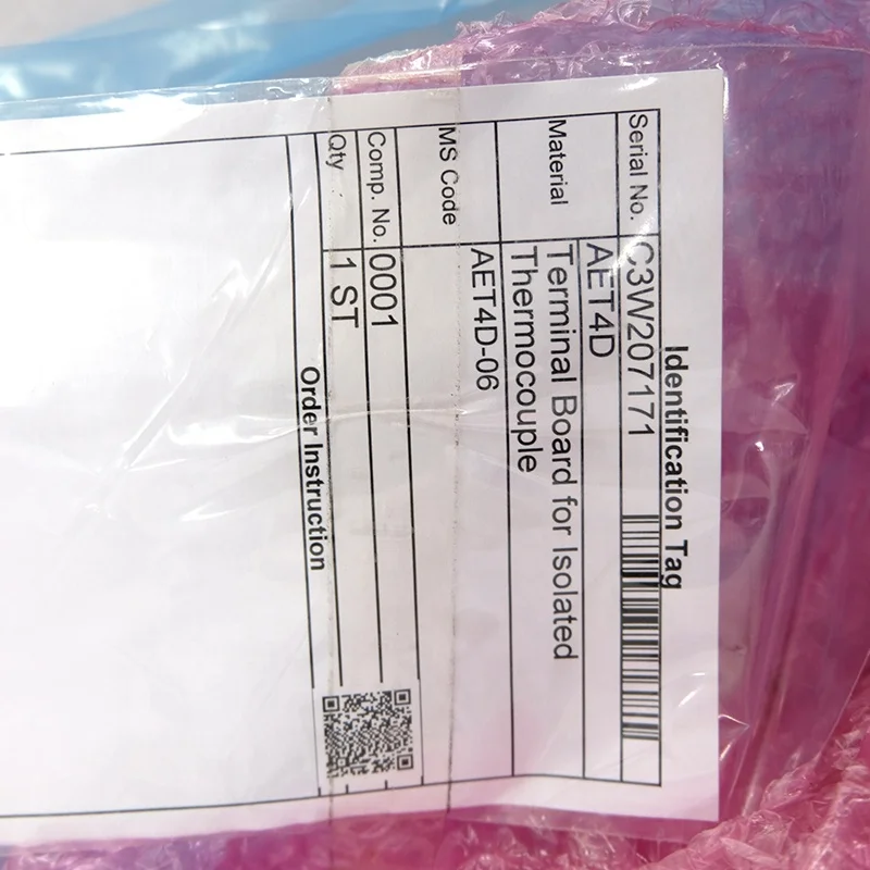 YOKOGAWA Industrial Automation AET4D06 PLC Module DCS Analog Signal Terminal Module AET4D-06