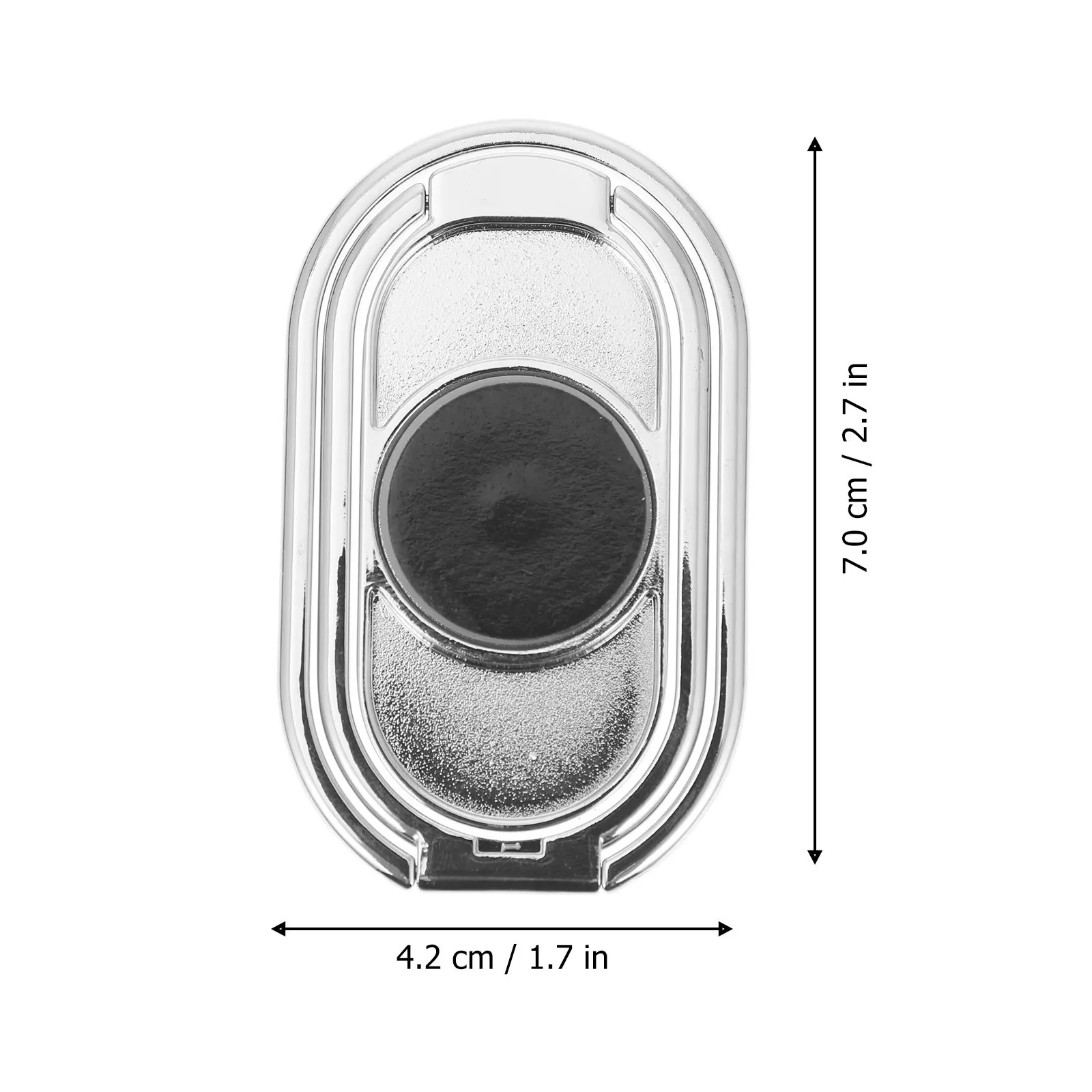 Foldable Phone Ring Holder Reusable Non-Marking Adhesive Cell Phone Kickstand Finger Grip Stand Finger Kickstand view 4
