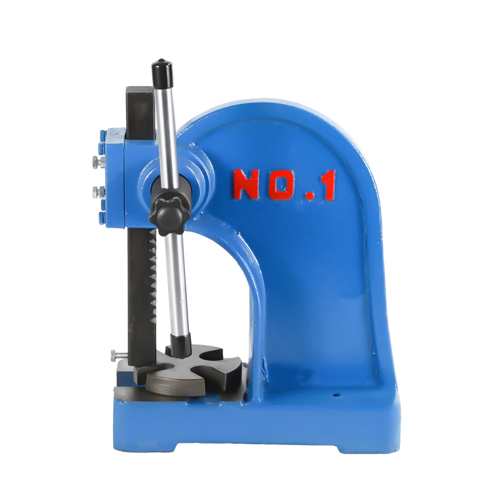 High Reliability Cheap Price Portable 1 Ton Hand Arbor Press Machine for Machinery Repair Shops