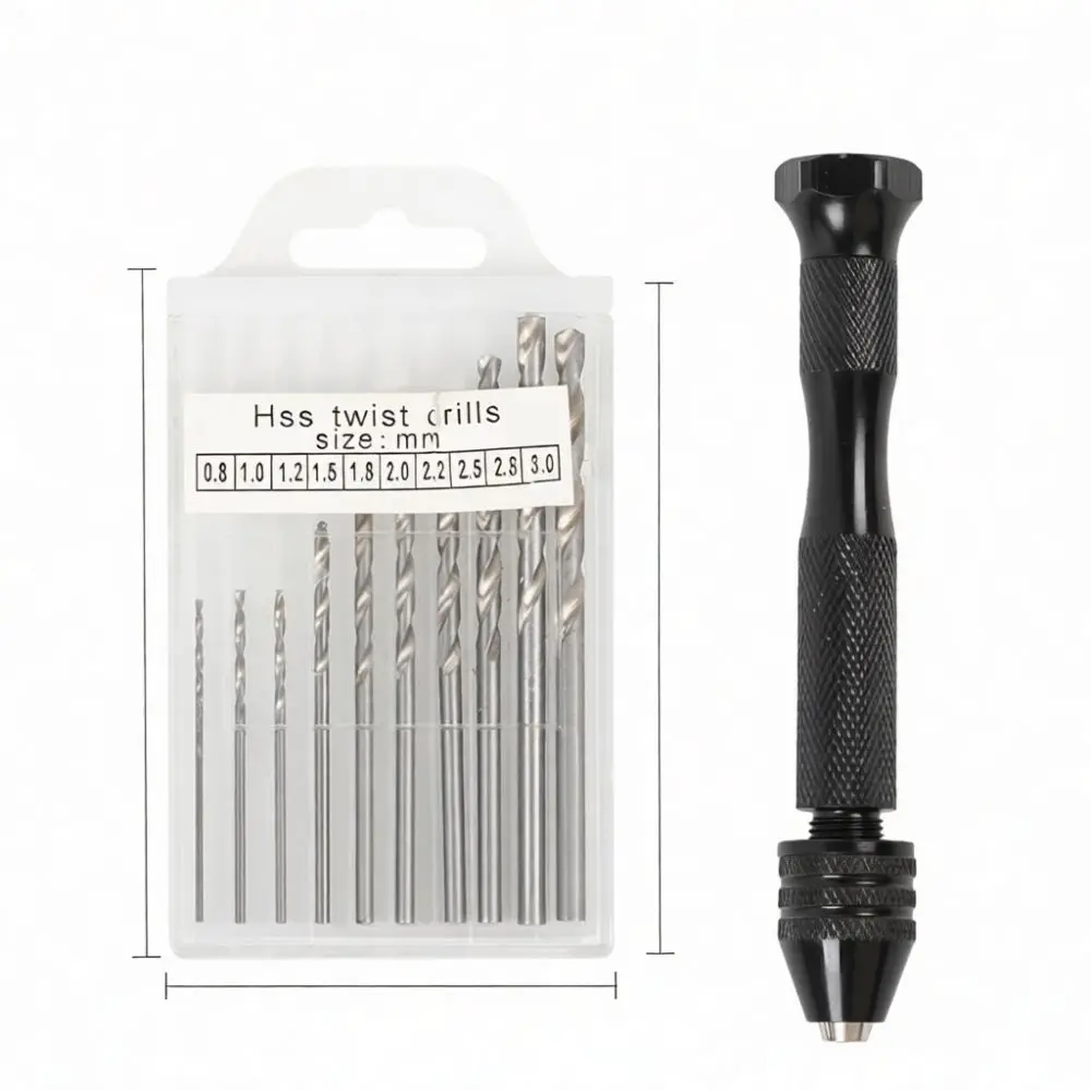 Miniature Pin Vise Drill For Ju Bo Shi Precision Hand Tool Hole Maker Crafting Wood Plastic Model Drilling Gear