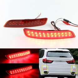 LED rear bumper reflecter Light tail brake stop light for BMW X5 F15 M sport 2014 2015 2016 2017 2018 #63147847591 Accessories