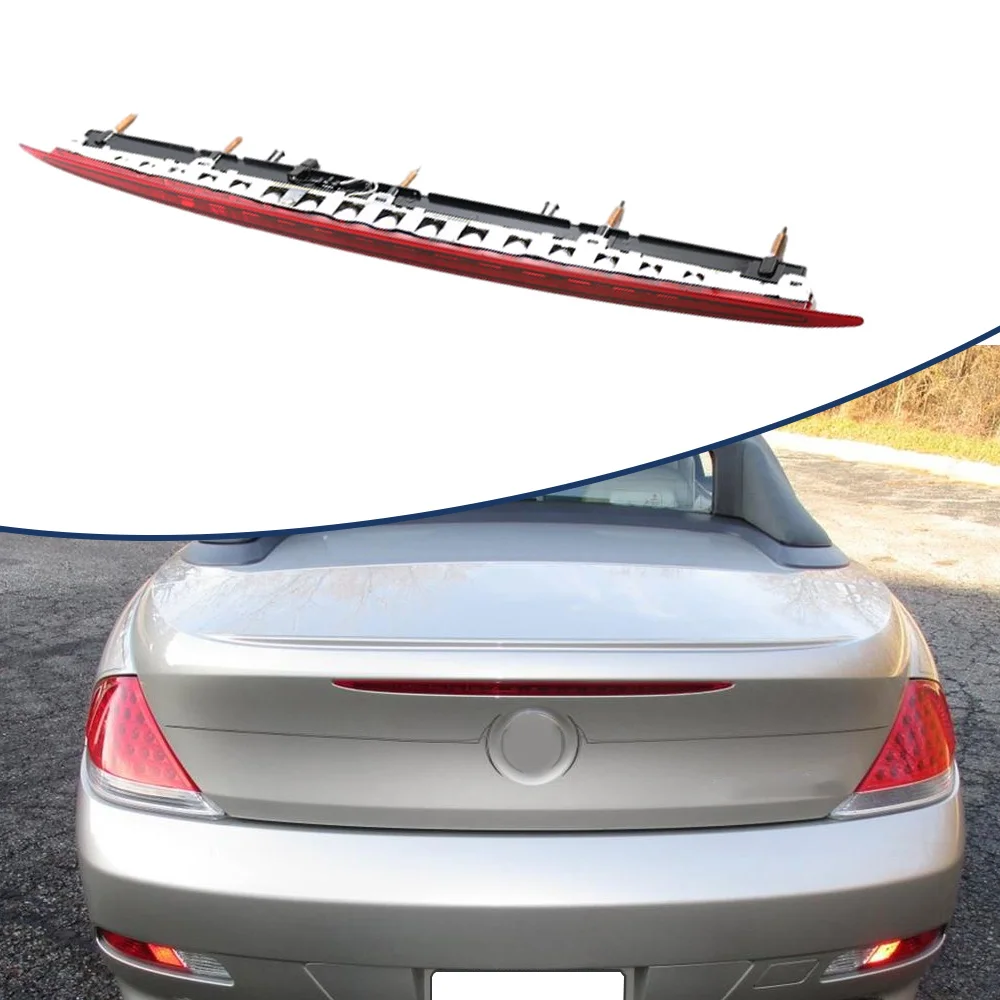 

For BMW 6 Series E63 E64 M6 2004 2005 2006 2007 LED Third Stop Brake Light 3rd Stop Taillight Rear Indicator Lamps 63256911909