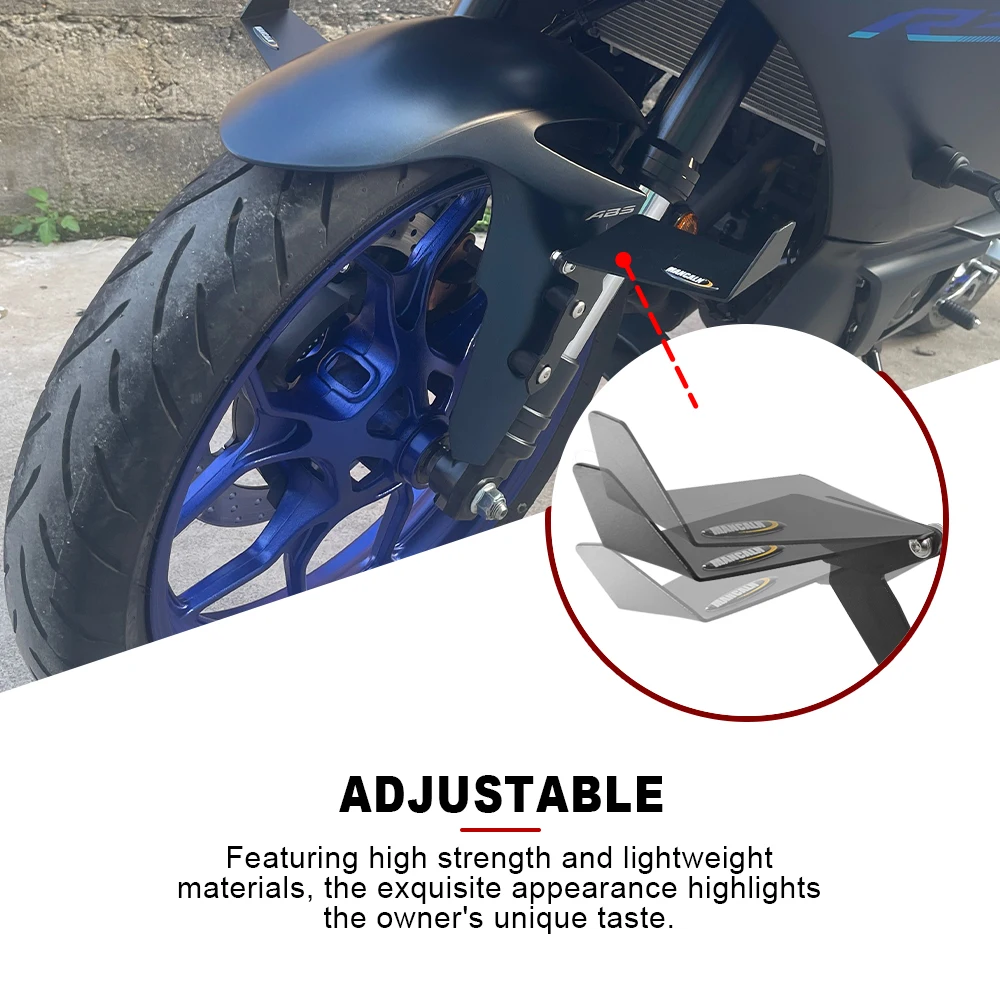 Motorcycle Front Fender Fixed Wings For Suzuki GSX-R600 GSXR600 GSX-R750 GSXR750 GSX-R1000 2003-2019 K3 K4 K5 K6 K7 K8 K9 K11