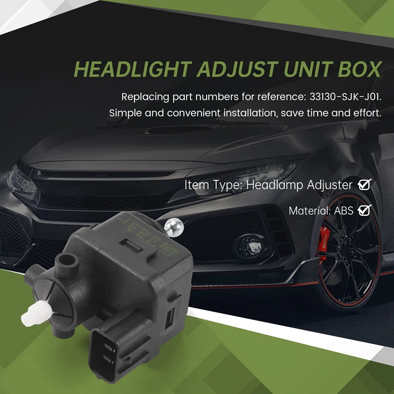 Car Headlight Adjust Unit Box for Honda Acura RL 2005 - 2012 33130SJKJ01 33130-SJK-J01