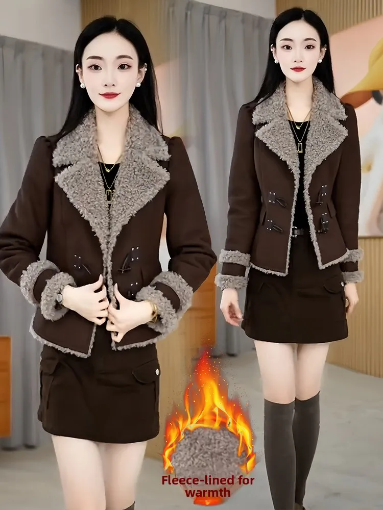 

Ele ort down Jaet, женская модная зимняя верхняя одежда Thiened, пушистое хлопковое пальто Sli, повседневное пальто с лацканами