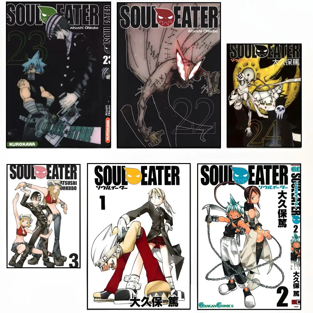 Anime Fantasy Soul Eater Poster Modern Living Room Artwork & Beautiful Home Decor Style