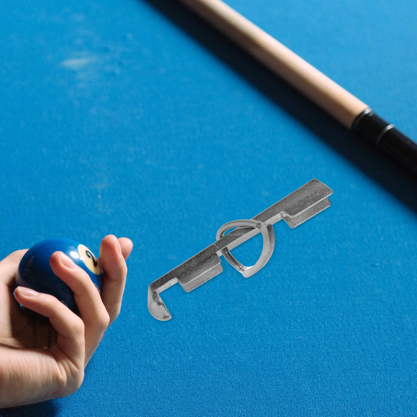 

Tip Skin Head Pressing Tool Repairing Clamp for Pool Cues French Aluminum Clamps