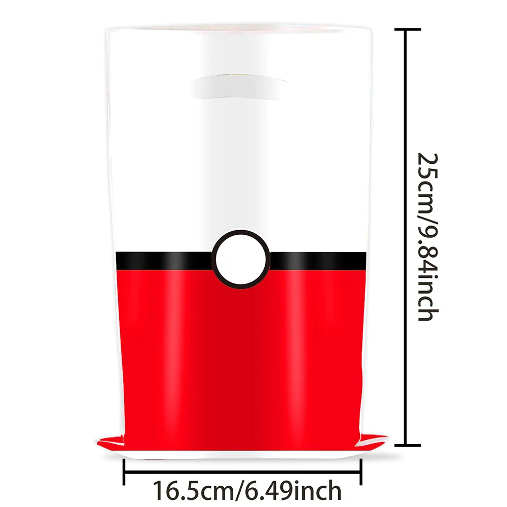 10/50 قطعة أكياس هدايا البوكيمون زينة عيد الميلاد Pokeball الحلوى شغل أكياس الضيوف التذكارية الأطفال لوازم استحمام الطفل