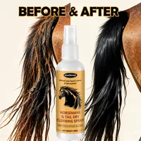 Horse Detangling Spray, Mane and Tail Smoothing Spray, No-Rinse, Resolves Horse Tangle Issues, Suitable for All Sizes of Horses 5