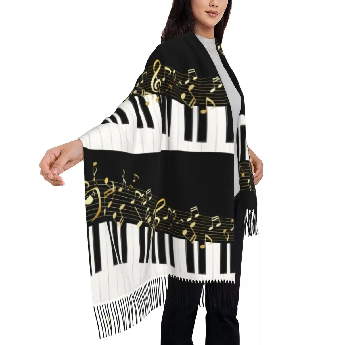 Piano Keyboard  Musical Notes Shawls and Wraps for Evening Dresses Womens Shawls Wraps Dressy Shawls and Wraps for Evening Wear