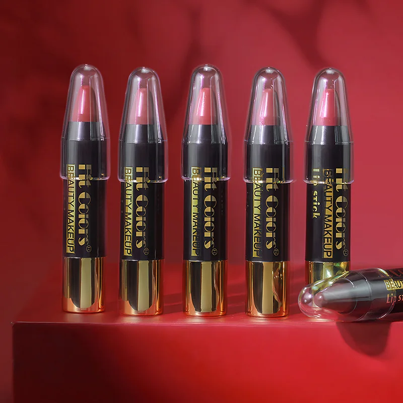 Fit Colors 6-Color Nourishing Lip Crayons - Velvet Finish, Hydrating, Non-Transfer, and Waterproof Lipsticks image 6