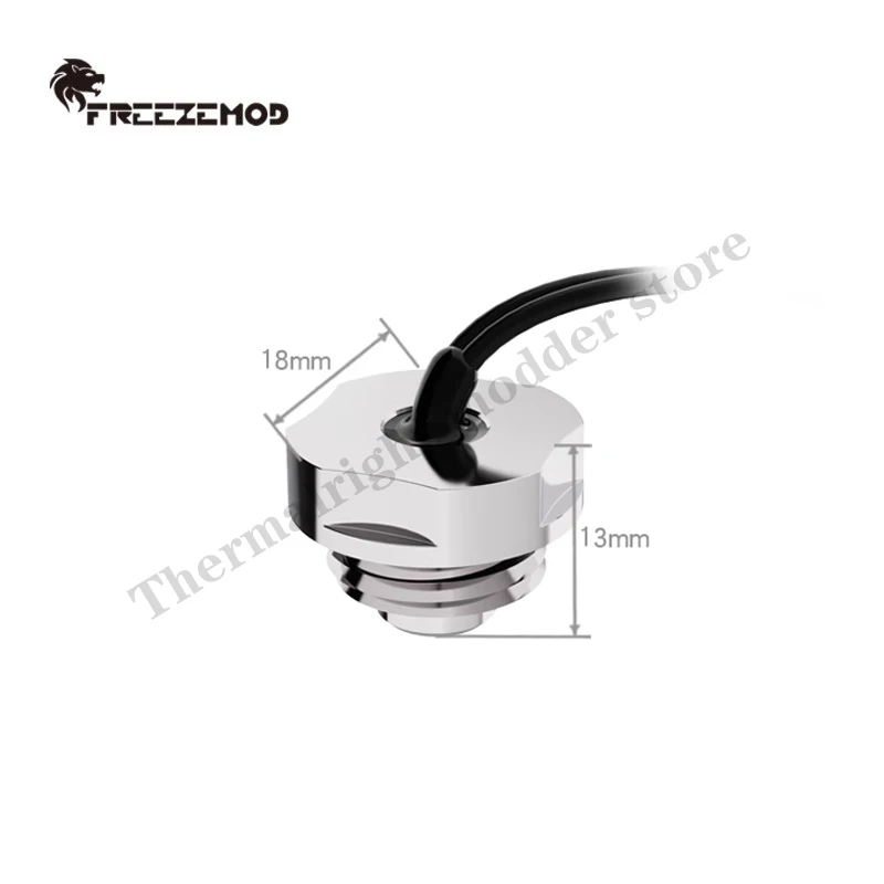 FREEZEMOD 水冷温度測定プラグ 3950 温度計センサー 10K 防水、ショートまたはロング、DT-CWD DT-CWC