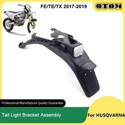 OTOM 2017-2019 Motorcycle LED Taillight Rear Fender License Plate Light Holder Bracket For HUSQVARNA FE TE TX 125 250 350 450