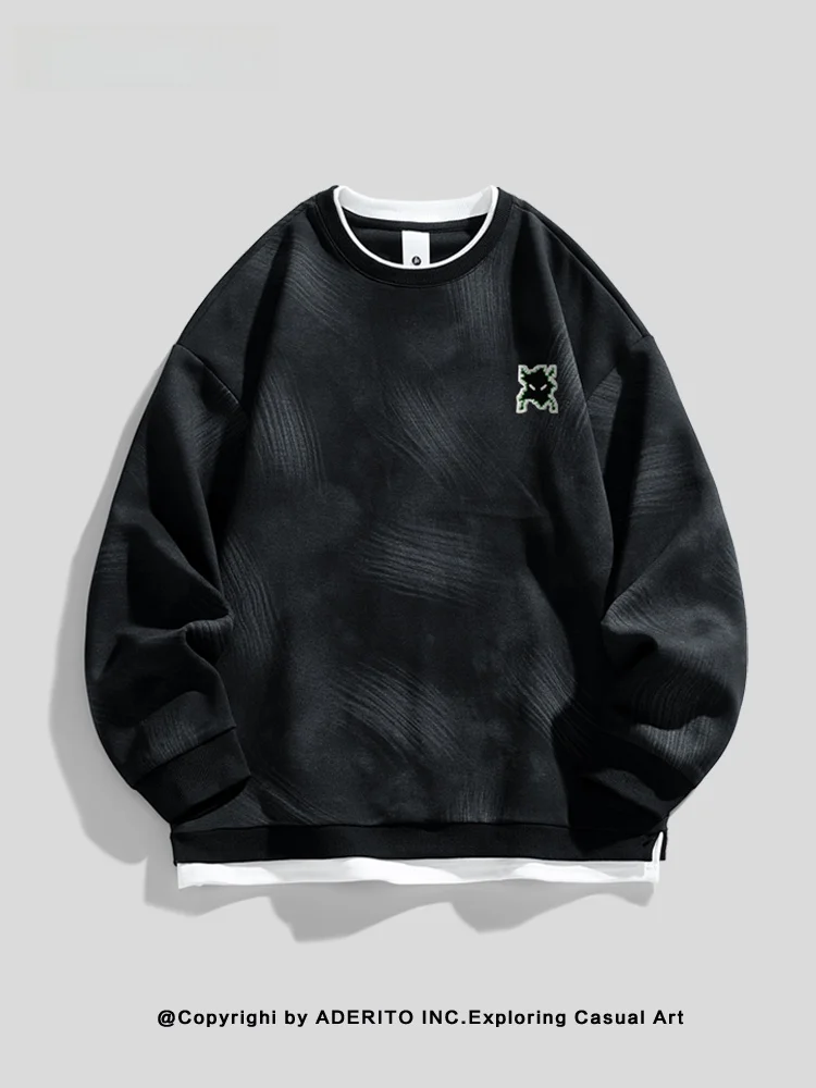 

Trendy Brand ITO Printed Sweatirt Loose ex Long Sve Hoodie Casual Wear Cotton Fabric Animal Patterned Couple's Top