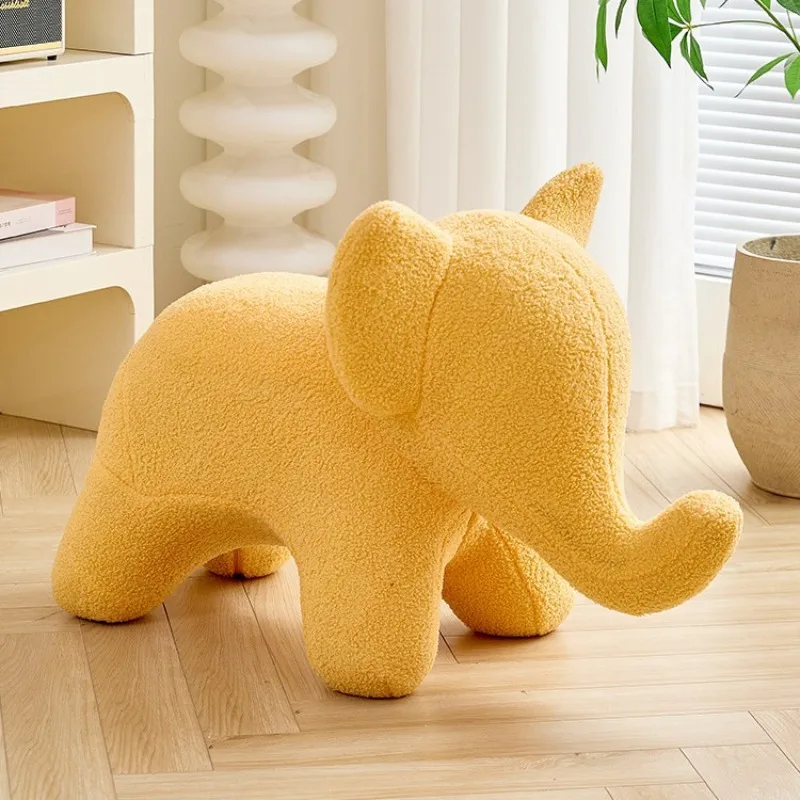 Baby Elephant Chair Cream Wind Animal Seat Stool Leisure Chair Single Sofa Children's Chair
