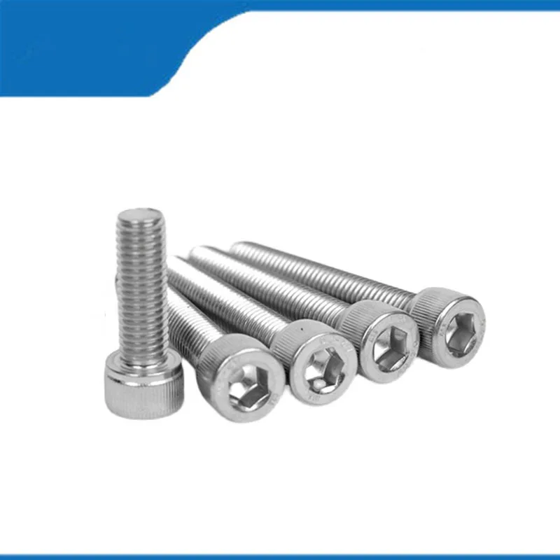 Free Shipping M2.5*3/4/5/6/7/8/9/10/11/12/13/14/15/16 500Pcs High Quality 304Stainless Steel Hexagon Socket Head Cap Screw M2.5