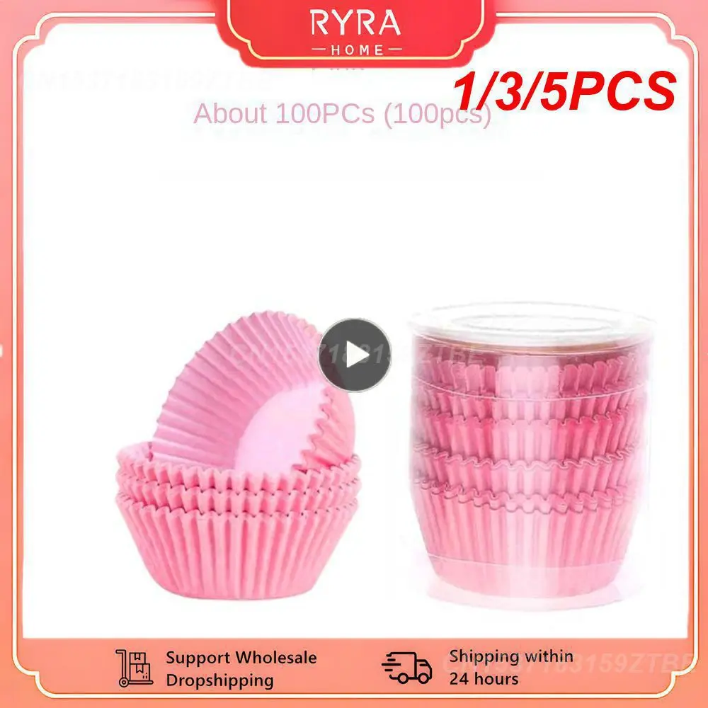 بطانة ورقية للكعك والكب كيك ، كوب خَبز مقاوم للزيت ، غلاف الكيك ، خَبز أحادي اللون ، حفلة أعياد الميلاد ، صينية تزيين الكيك ، 1: 3: 50: 50 #1