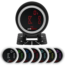Only 52mm 7Color 290PSI 20Bar Air Suspension Pressure Gauge Without Cable and Sensor Customized