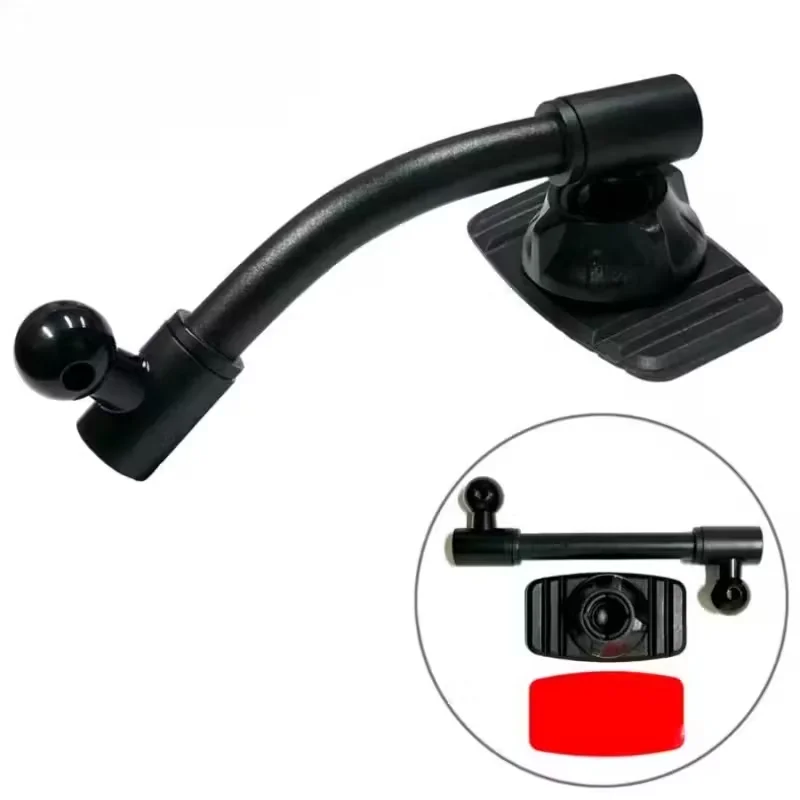 

17MM Ball Head Hose Sucker Base For Car Mobile Phone Holder 360 ° Curved Connecting Rod Windshield Mount GPS Bracket Accessories