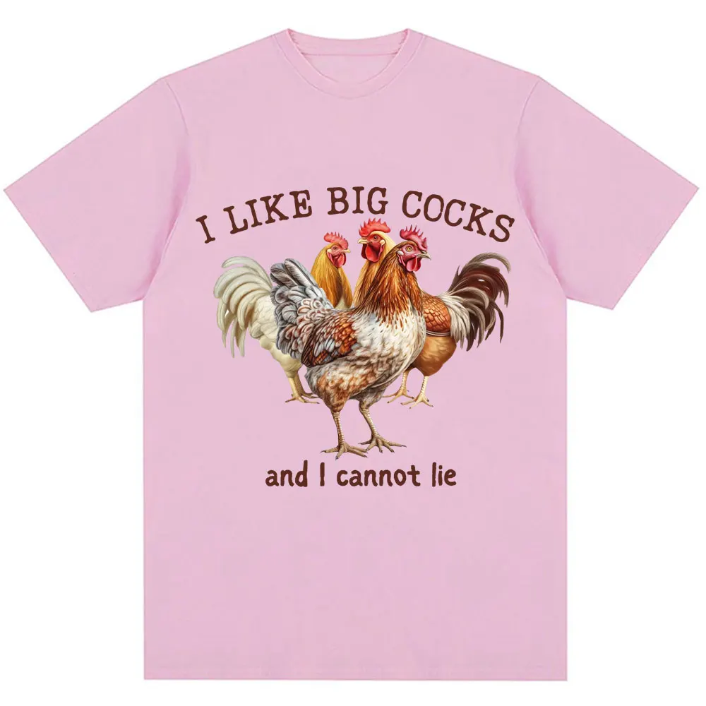 Eu gosto de galo grande e não posso mentir galos engraçado meme camiseta humor piada feminina manga curta vintage t camisa personalidade y2k topo