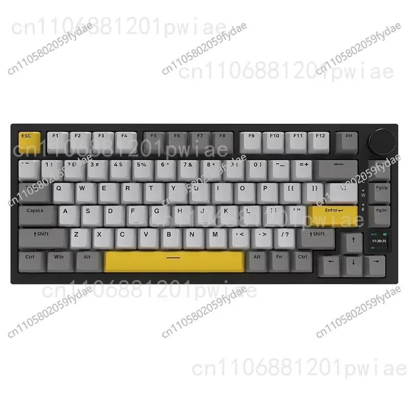 

AK820pro Wireless Bluetooth Three-mode Mechanical Keyboard Customized 75 Hot Swap