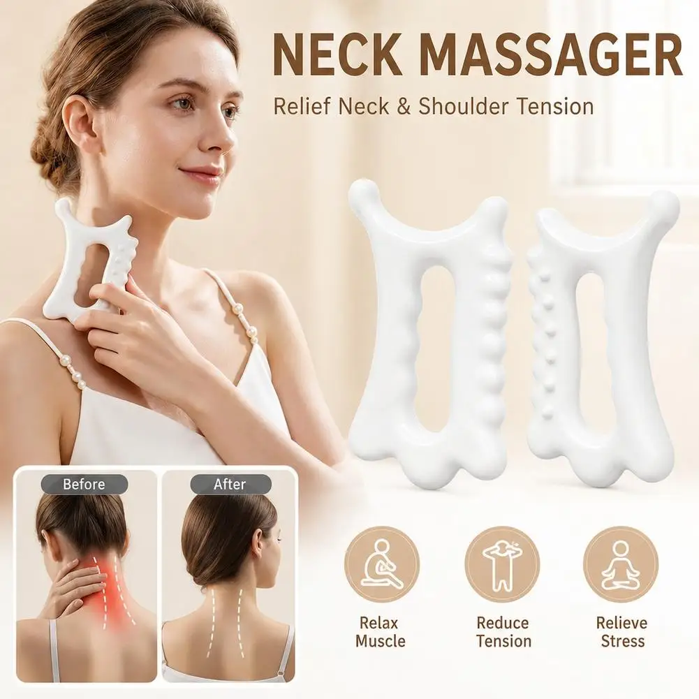 Ergonomic Versatile Handheld Gua Sha Board For Face & Body - Non-ceramic Gua Sha Massage Tool Relaxation And Beauty Massager