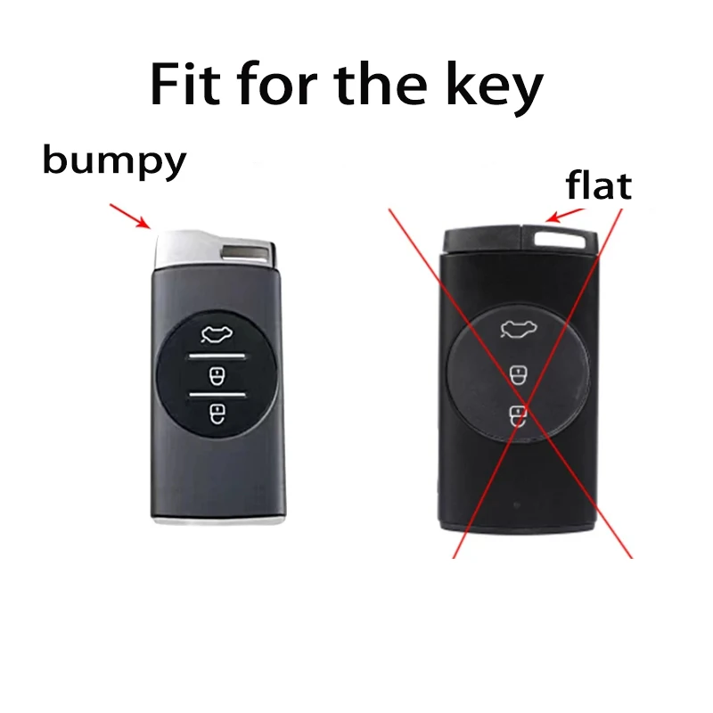 Transparent Black for Chery Tiggo 7 Pro 8 Pro Exeed Tiggo 2 3x Arrizo 5 Pro Gx 5x EQ7 2021 Wallet Car Key Case Cover Keychain