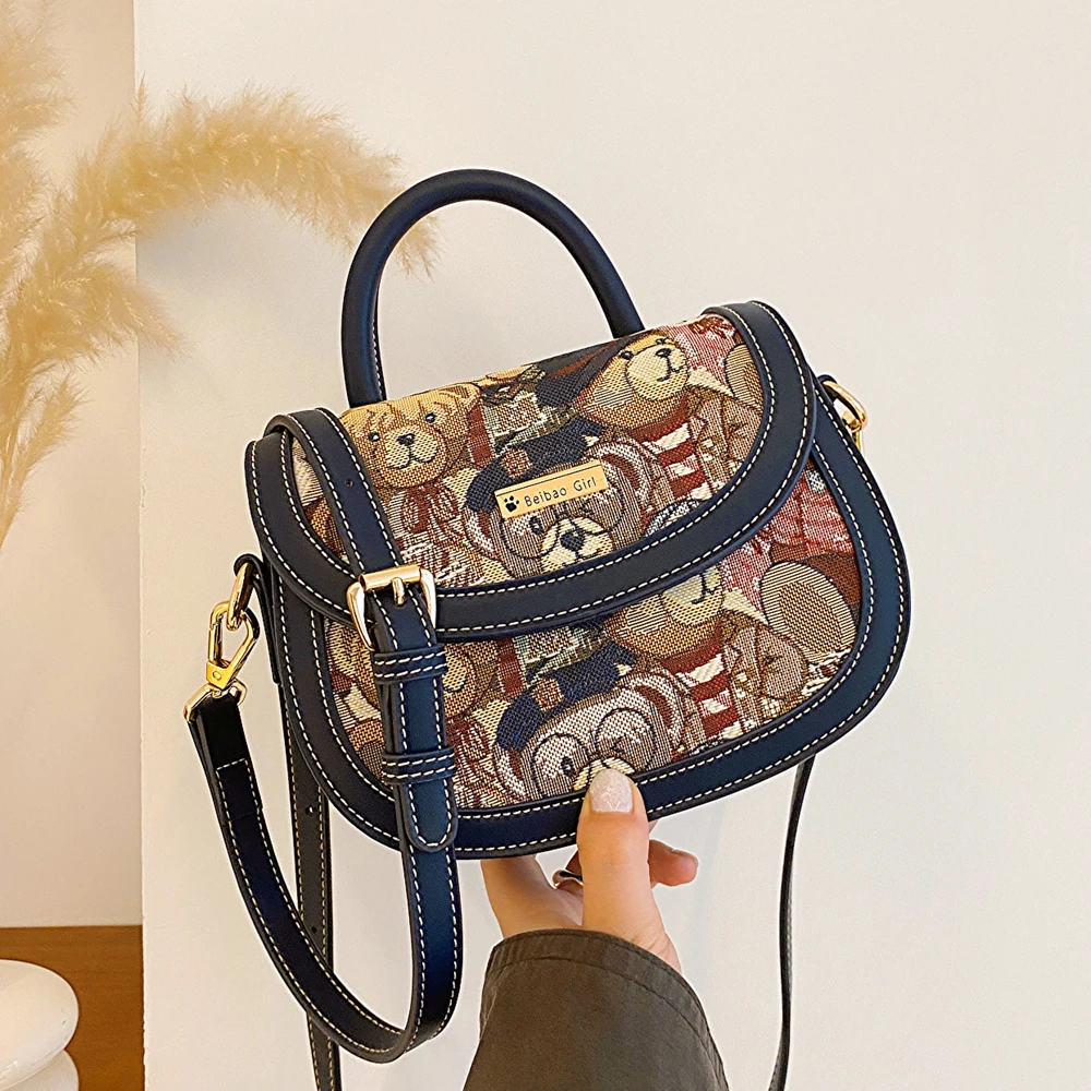 handbag for cute Girl elegant women's bag Bear design female purse delicate women shoulder bag fashion crossbody bag for women