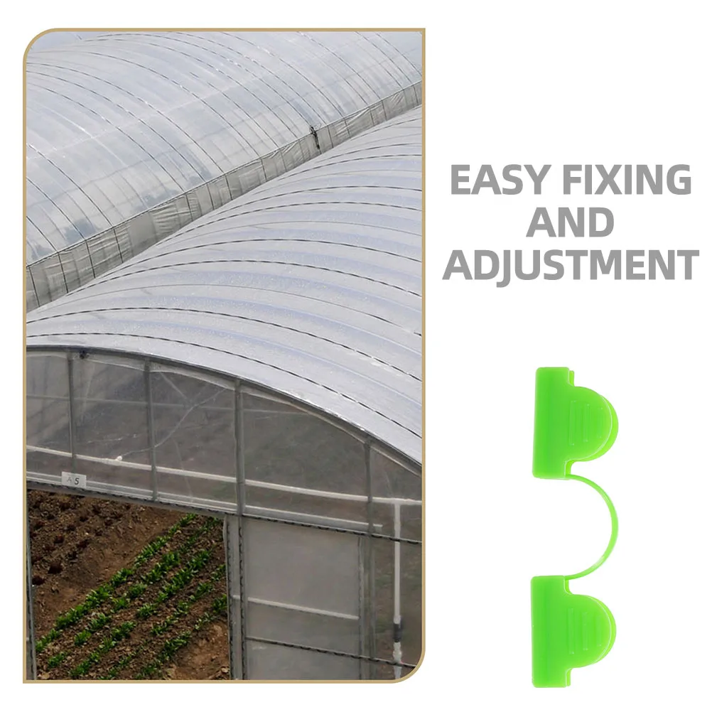 

Garden Clips for Netting Windproof Membrane Clamp Plastic Greenhouse Film Clamps Lamination Fixing
