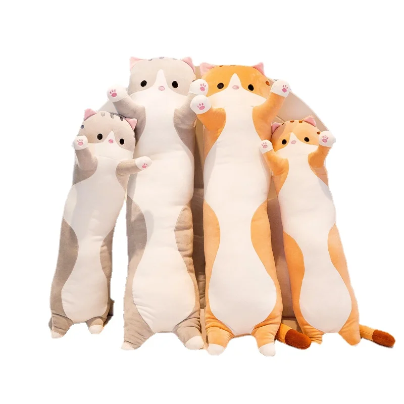 

Baby Plush Toy Cartoon Animals Stuffed Toys Doll Sofa Back Cushion Cute Cat Long Pillow Pregnant Woman Pillow Kids Birthday Gift