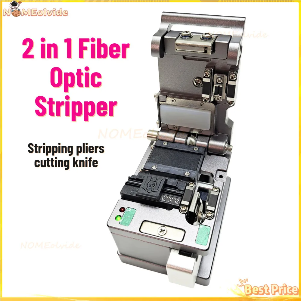 Thermal Pliers Optical Cutter Knife Ribbon Cleaver Hot Stripper 2-In-1 Fiber Optic All-In-One Hine Tool