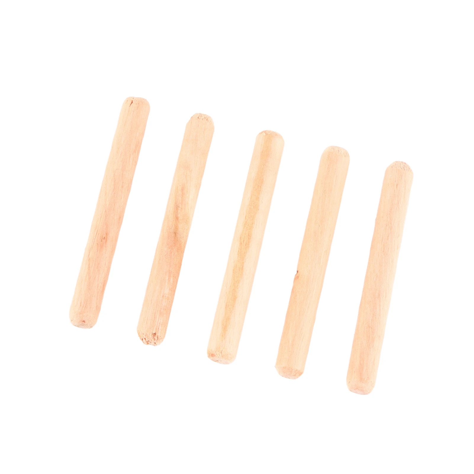 50pcs M6*30/40/50mm Wooden Dowel Cabinet Drawer Round Fluted Wood Craft Pins Rods Set Furniture Fitting wooden dowel pin