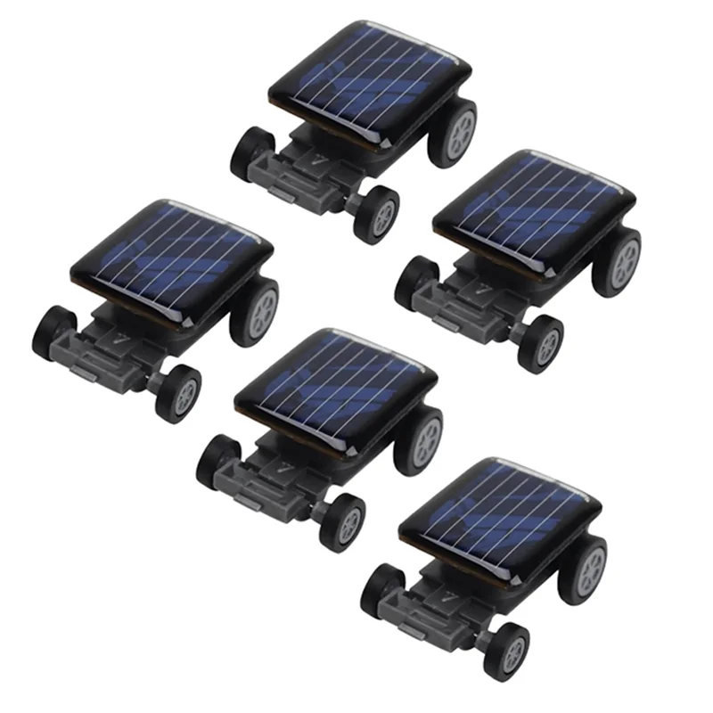 A04F-5X de alta qualidade menor mini carro energia solar carro racer dispositivo educacional crianças energia solar preto