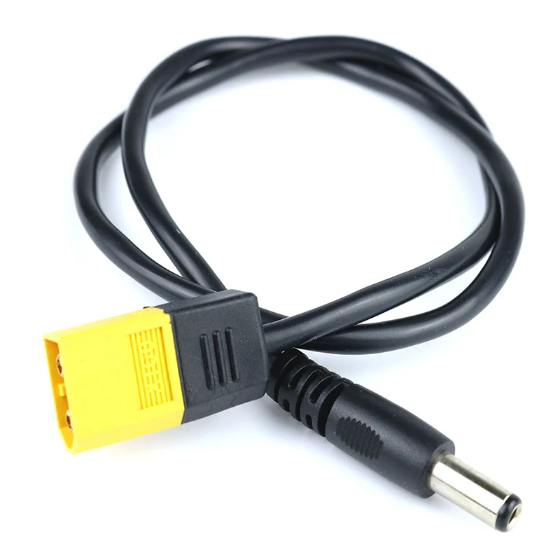 XT60 Male Connector To DC5525 5521 Power Cable 5.5x2.5mm 5.5*2.1 Adaptor For TS100/T12 Soldering Iron Conversion Cable