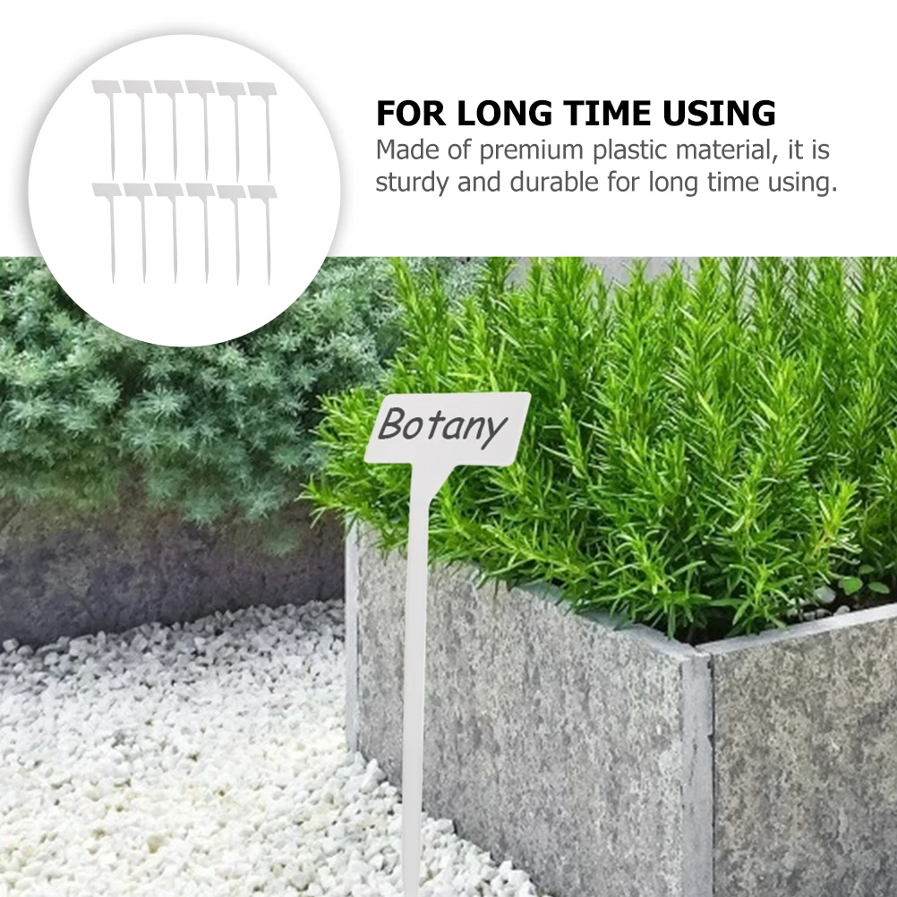 

25Pcs Premium Plastic Plant Tags Sturdy Garden Markers Easy Read Decoration Gifts for Flower Lovers Gardening Supplies